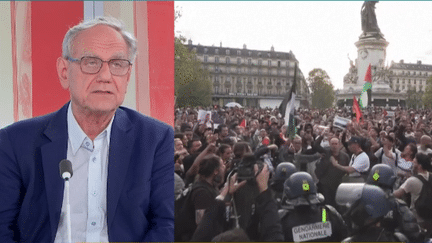 Guerre entre le Hamas et Israël : "On est en discussion avec la préfecture pour une très grande manifestation, samedi 4 novembre", indique Bertrand Heibronn, président de l’association France Palestine Solidarités (franceinfo)