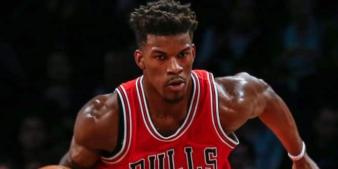 Le joueur des Bulls, Jimmy Butler