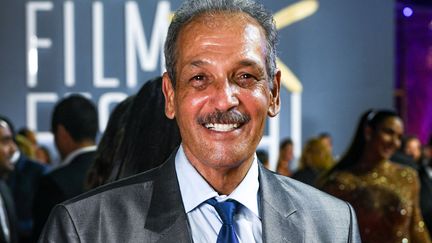 L'acteur tunisien Mohamed Dhrif lors de la cérémonie de clôture du festival El Gouna en Egypte (2018), où il a obtenu le prix du meilleur acteur (AMMAR ABD RABBO / EL GOUNA FILM FESTIVAL)