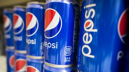 Des canettes de la boisson Pepsi (photo d'illustration). (RICHARD B. LEVINE / MAXPPP)