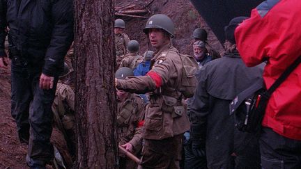 Le tournage de Band Of Brothers (MAXPPP)