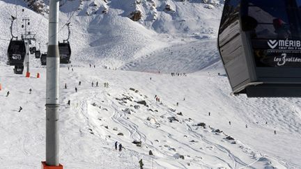 La station de Méribel (JEAN-PIERRE CLATOT / AFP)