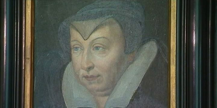 Portrait de Catherine de Médicis. Toile présente au Château de Blois.
 (France 3 / Culturebox)