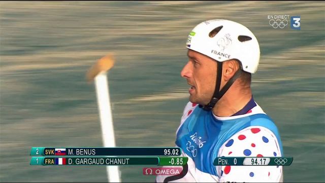 JO 2016 : la descente de Denis Gargaud en canoë