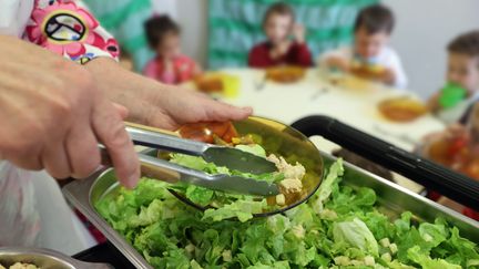 A Lyon, le prix des cantines scolaires ne va pas augmenter. Photo d'illustration. (FRANCOIS DESTOC / MAXPPP)