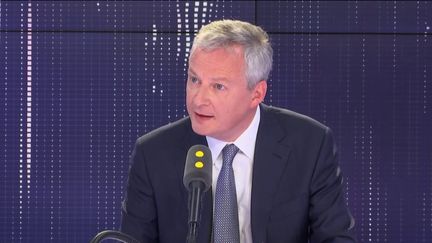 Bruno Le Maire, ministre de l'Économie et des Finances, invité du "8h30 Cadet-Dély", mardi 9 avril 2019.&nbsp; (FRANCEINFO / RADIOFRANCE)