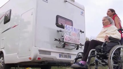 Vendée : les aventures d'une centenaire en camping-car