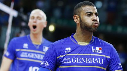 Earvin Ngapeth et Kevin Le Roux ont perdu le fil du match face à la Pologne (CIAMBELLI/SIPA)