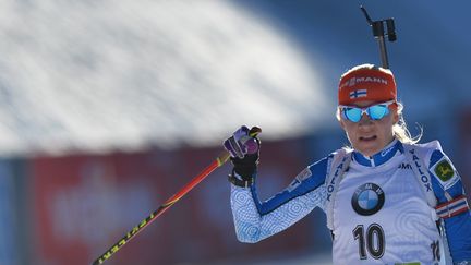 Kaisa Mäkäräinen, sans rivale à Pokljuka (VLADIMIR SERGEEV / RIA NOVOSTI)