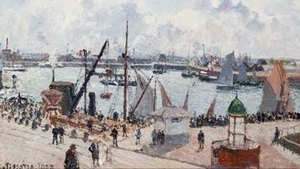 L'Avant-port du Havre. Matin. Soleil. Marée 1902 huile sur toile 54,5 x 65 cm (détails)
 (MuMa Le Havre / Florian Kleinefenn)