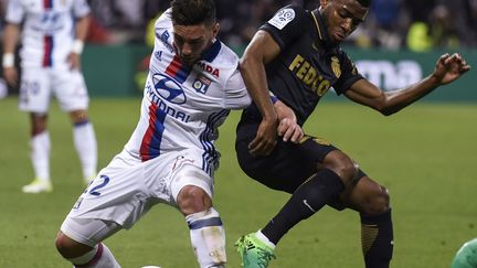  Jordan Ferri et Thomas Lemar à la lutte la saison dernière (PHILIPPE DESMAZES / AFP)