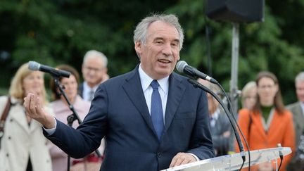 François Bayrou, à Pau, le 8 octobre 2018. (NICOLAS TUCAT / AFP)