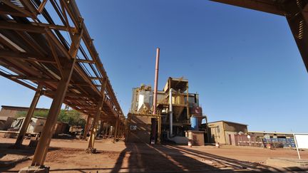 Une usine d'Areva traitant l'uranium au Niger, le 26 septembre 2010 (ISSOUF SANOGO / AFP)