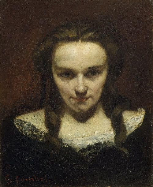 Gustave Courbet,&nbsp;La Voyante ou La Somnambule, vers 1855, huile sur toile, 47 x 39 cm, Besançon, Musée des beaux-arts et d’archéologie, (© Musée des beaux-arts et d'archéologie de Besançon, Photo C. Choffet)