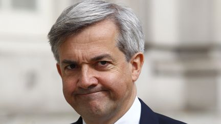 Le ministre de l'Energie britannique, Chris Huhne, le 17 mai 2011 &agrave; Londres (Royaume-Uni). (ANDREW WINNING / AFP)