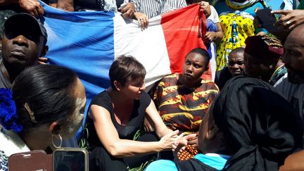 Annick Girardin, ministre des Outre-mer, est en visite à Mayotte,&nbsp;le 12 mars 2018. (MINISTERE DES OUTRE-MER)