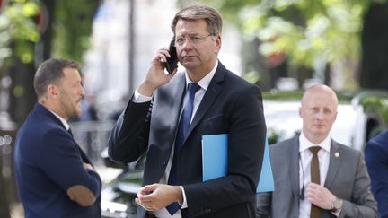 Minister Delegate for Transport Patrice Vergriete, May 18, 2024. (LUDOVIC MARIN / AFP)