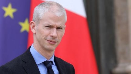 Le ministre de la Culture Franck Riester à l'Elysée en mars 2019.
 (Ludovic MARIN / AFP)