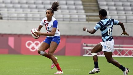 Anne-Cécile Ciofani lors des Jeux Olympiques de Tokyo, le 29 juillet 2021. (HERVIO JEAN-MARIE / KMSP)