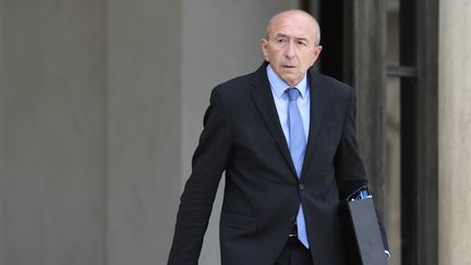 Le ministre de l'Intérieur, Gérard Collomb, à l'Elysée, à Paris, le 28 juillet 2017. (BERTRAND GUAY / AFP)