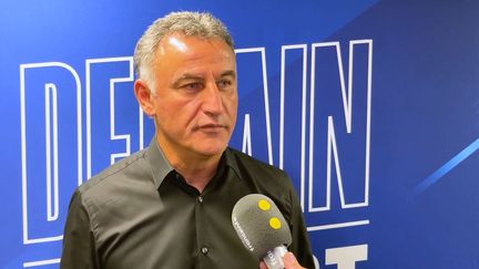 Christophe Galtier, entraîneur du PSG, était l'invité jeudi 22 septembre du festival "Demain Le Sport", organisé par franceinfo, avec France Télévisions et L'Equipe, à la Maison de la Radio et de la Musique. (FRANCEINFO / RADIO FRANCE)