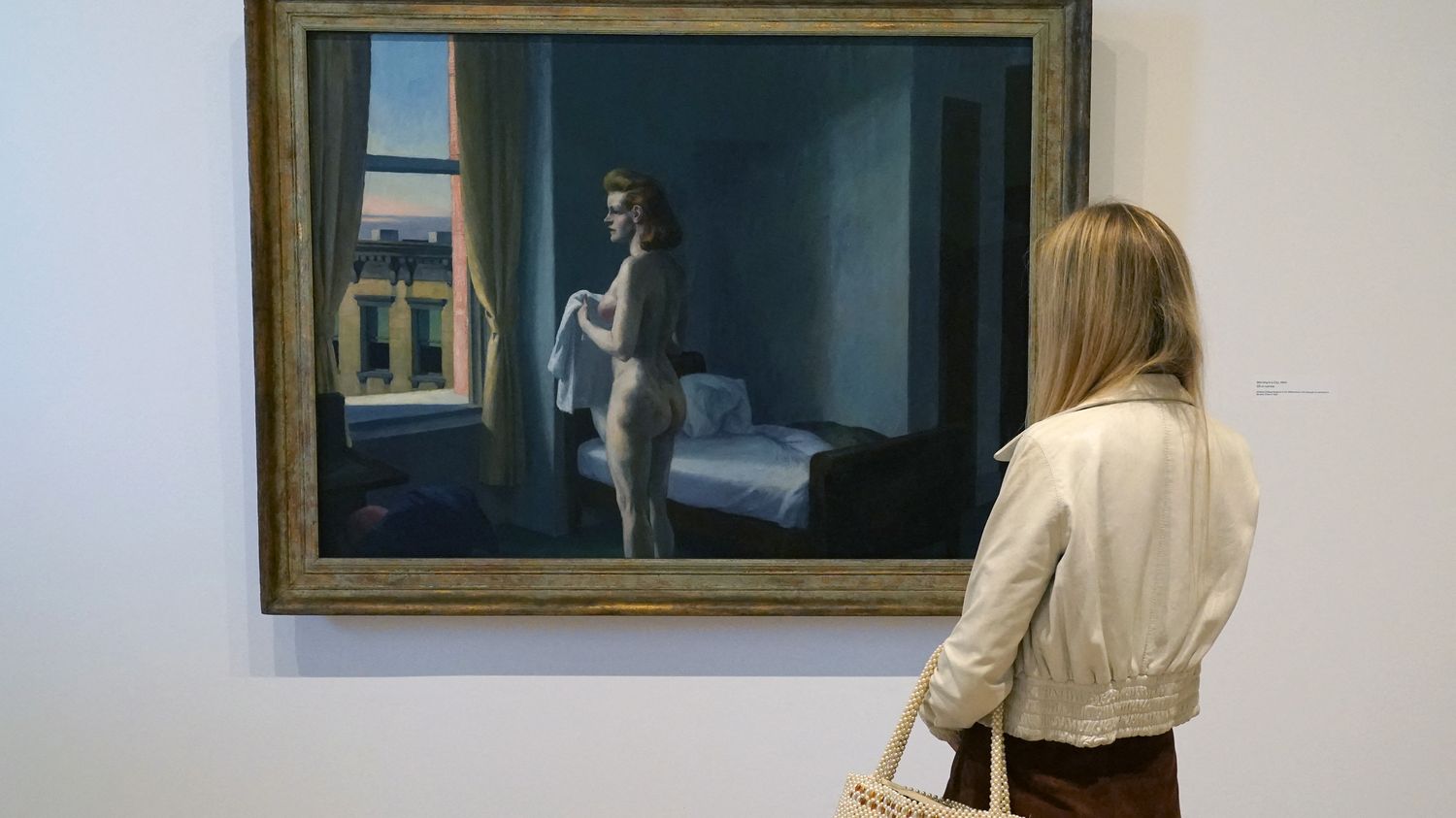 New York by painter Edward Hopper at the Whitney Museum in Manhattan