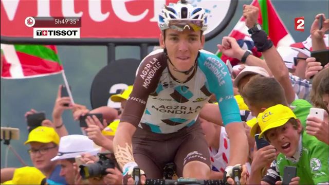 Tour de France : le Français Bardet gagne la 12e étape à Peyragudes