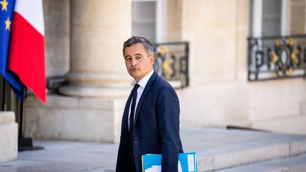 Le ministre de l'Intérieur Gérald Darmanin, le 4 juillet 2022, à Paris. (Xose Bouzas / Hans Lucas /  AFP)