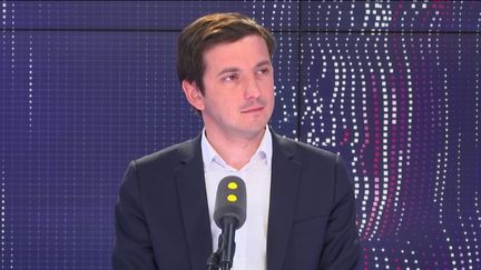 Le député Aurélien Taché invité sur franceinfo le 22 avril 2019. (FRANCEINFO / RADIOFRANCE)