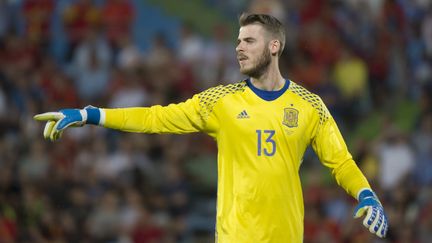 David de Gea, le 7 juin 2016 à&nbsp;Getafe (Espagne).&nbsp; (CURTO DE LA TORRE / AFP)