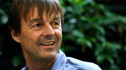 L'&eacute;cologiste Nicolas Hulot, pr&eacute;sident de la fondation qui porte son nom, &agrave; Bordeaux (Gironde), le 22 juin 2011. (JEAN-PIERRE MULLER / AFP)