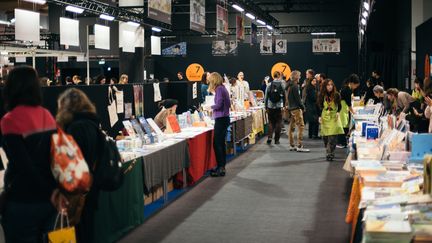 Salon du livre et de la presse jeunesse (SLPJ), à Montreuil, le 28 novembre 2024. Le rendez-vous annuel de la littérature se tient jusqu'au 2 décembre 2024. (ADRIEN LHOMMEDIEU / SLPJ)