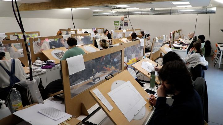 School "The Workshop" specialized in 2D animation (franceinfo)