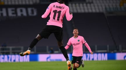 Ousmane Dembélé a marqué son 2e but en deux matches de C1 cette saison (MARCO BERTORELLO / AFP)