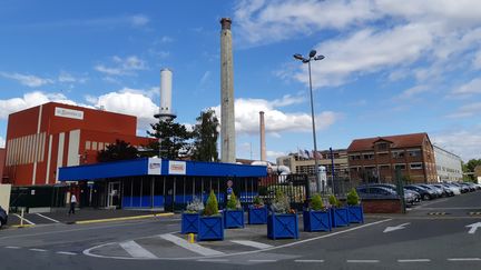 L'usine Spontex de Beauvais (Oise) est à l'arrêt depuis fin août suite à une pollution d'un ruisseau. (SARAH TUCHSCHERER / FRANCE-INFO)