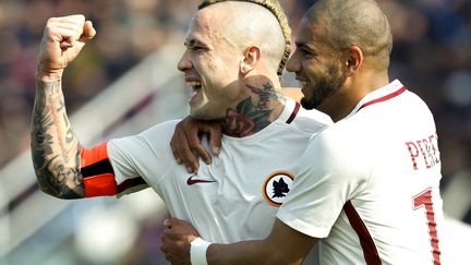 Naiggolan encore buteur pour la Roma (CARLO HERMANN / AFP)