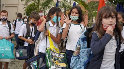 Rentrée des classes à l'école du Nord, à Mapou, sur l'île Maurice (AEFE)