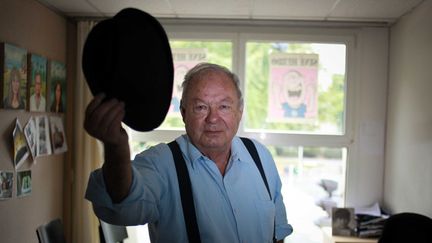 Siné dans les locaux de "Siné Hebdo" à Montreuil (23 septembre 2009)
 (Capman / Sipa)