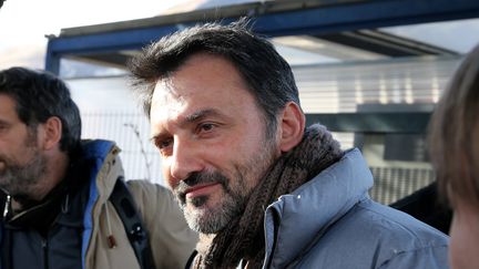 Frédéric Lopez, animateur sur France 2 de "Rendez-vous en terre inconnue". Grenoble, le 14 janvier 2015. (CHRISTOPHE AGOSTINIS / MAXPPP)