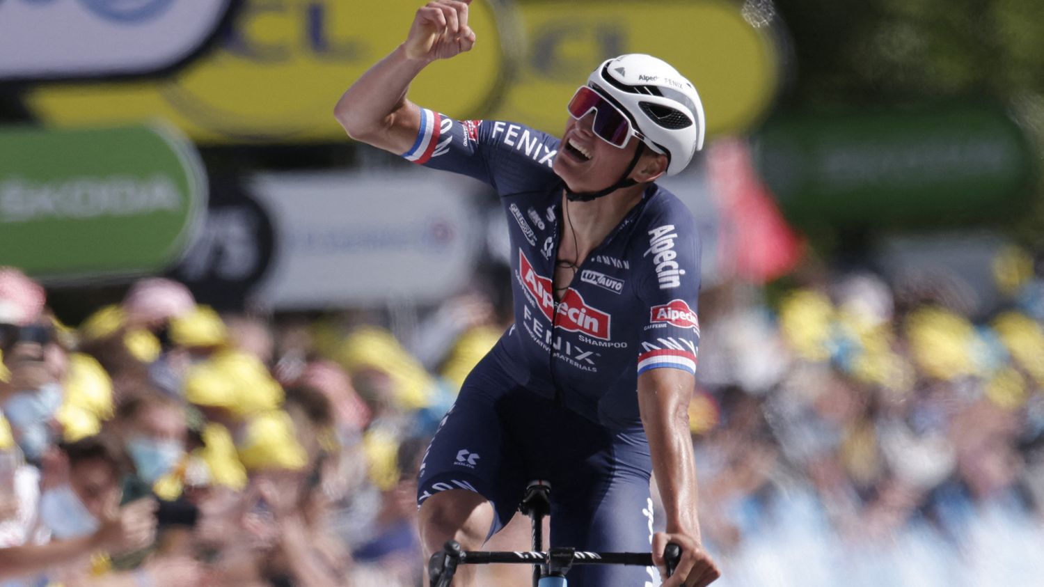 Tour de France 2021 Mathieu van der Poel remporte la deuxième étape