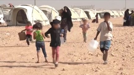 &nbsp;Le camp de réfugiés d'Aïn Issa (Syrie), en octobre 2017. (GILLES GALLINARO / RADIO FRANCE)