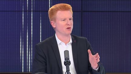 Adrien Quatennens,&nbsp;député La France insoumise du Nord était l'invité du "8h30 franceinfo" du mardi 1er juin 2021. (FRANCEINFO / RADIOFRANCE)