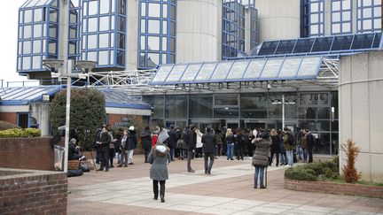 Le palais de justice de Bobigny (Seine-Saint-Denis) où a lieu la confrontation entre Théo et trois policiers. (MAXPPP)