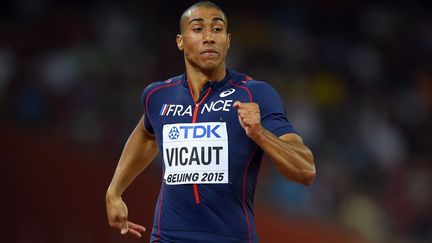 Jimmy Vicaut lors des Mondiaux de Pékin 2015 (JULIEN CROSNIER / DPPI MEDIA)