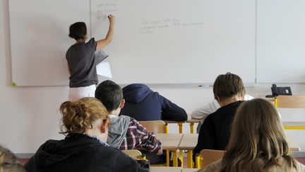 Dans un coll&egrave;ge de Lign&eacute; (Loire-Atlantique), le 8 janvier 2012. (ALAIN LE BOT / PHOTONONSTOP)