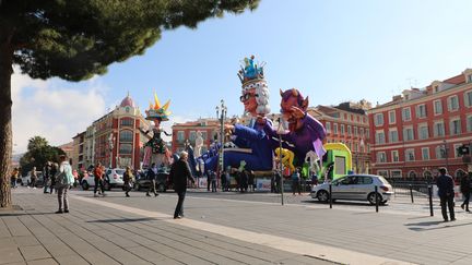 La place Masséna à Nice (Alpes-Maritimes), le 25 février 2020.&nbsp; (JULIETTE CAMPION / FRANCEINFO)