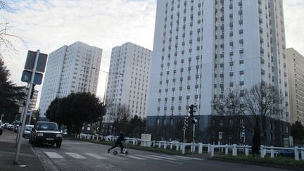 Des immeubles d'un quartier de Bobigny (Seine-Saint-Denis), photographiés le 14 février 2017. (NADINE BENEDIX / DPA / AFP)