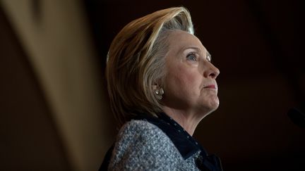 Hillary Clinton prononce un discours à Pittsburgh, en Pennsylvanie, le 14 juin 2016. (JEFF SWENSEN / GETTY IMAGES NORTH AMERICA / AFP)