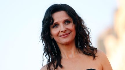 Juliette Binoche au Festival du film romantique de Cabourg, en juin 2017.
 (Charly Triballeau / AFP)