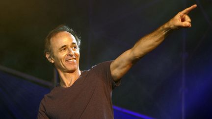 Jean-Jacques Goldman sur scène pour les Vendanges du Coeur, le 20 juillet 2014 à Ouveillan, dans l'Aude
 (Sipa)